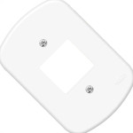 Placa Fame''Blanc''4X2 (2 Saidas) 
