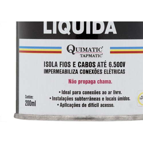 Fita Isolante Liquida 200Ml Incolor Quimatic Bi1