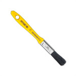 Pincel Trincha Pintura Atlas   319 X 1/2'' Amarela 319/1 - Kit C/12 