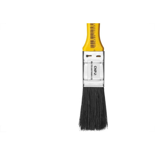 Pincel Trincha Pintura Atlas   319 X 3/4'' Amarela 319/2 - Kit C/12 