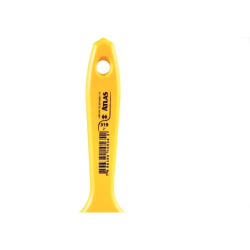 Pincel Trincha Pintura Atlas   319 X 2'' Amarela 319/5 - Kit C/12 