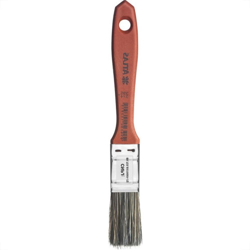 Pincel Trincha Pintura Atlas   395 X 3/4'' Laranja 395/2 - Kit C/12 