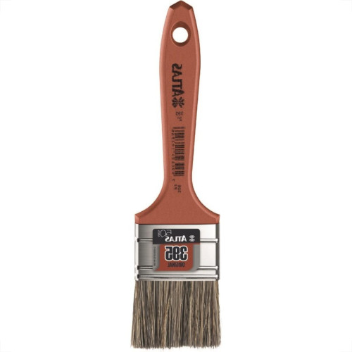 Pincel Trincha Pintura Atlas   395 X 2'' Laranja 395/5 - Kit C/12 