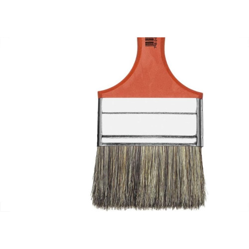 Pincel Trincha Pintura Atlas   395 X 3'' Laranja 395/7 - Kit C/12 