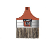 Pincel Trincha Pintura Atlas   395 X 4'' Laranja 395/9 - Kit C/12 