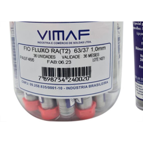 Vimaf Solda Tubo  1,0Mm 63/37