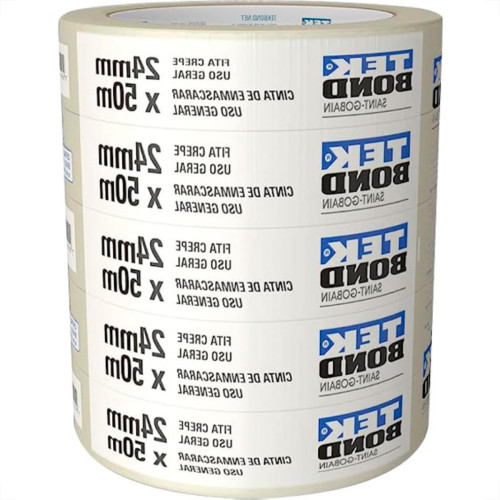 Tek Fita Crepe  Bond 24Mm X 50Mt - Kit C/5 Rl