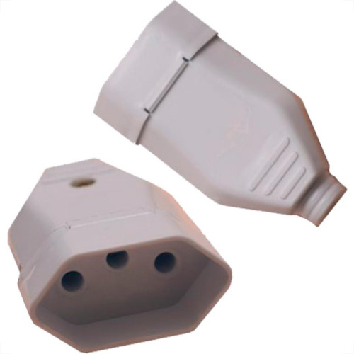 Cerge Pino Femea 2P+T  20A 250W - Kit C/10 Un