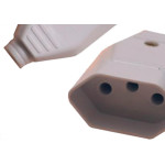 Cerge Pino Femea 2P+T  20A 250W - Kit C/10 Un