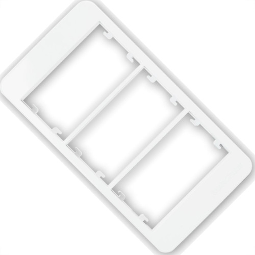 Margirius Placa P/Condulete 3P C/Sup Sleek Br