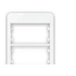 Margirius Placa P/Condulete 3P C/Sup Sleek Br