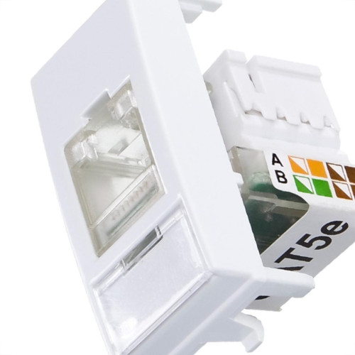Margirius Tomada Rj45 Cat5E Sleek Branca