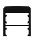 Margirius Placa P/Condulete 3P C/Sup Sleek Eb