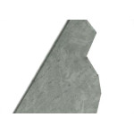 Frontal Cabeceira  Galvanizado Moldu-33 Esq