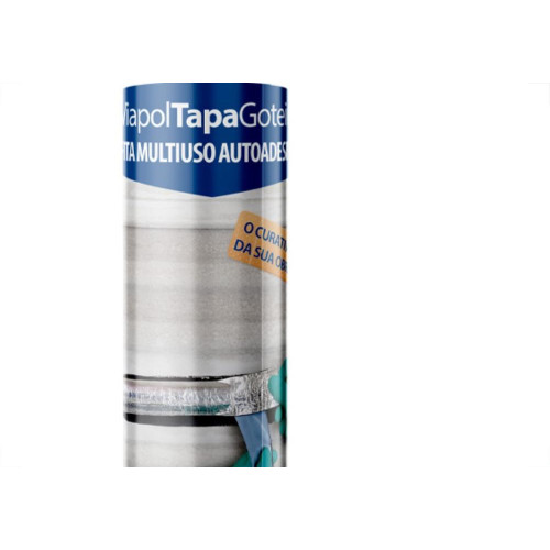 Viapol Fita Adesiva Tapa Goteira 60Cmx10Mt