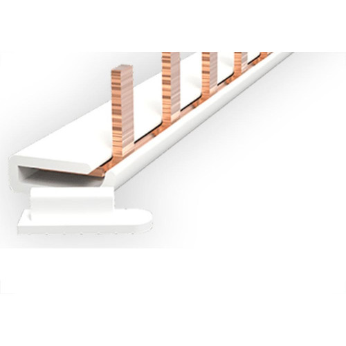 Enerbras Barramento  Pente Din 2P/12 - Kit C/5 Un