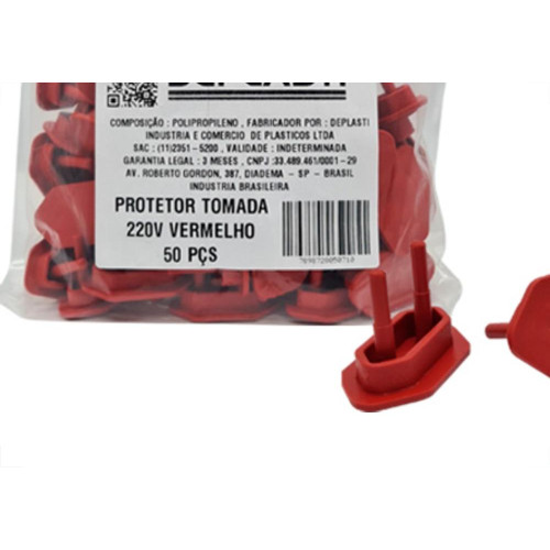 Deplasti Protetor P/Tomada  Vm C/50