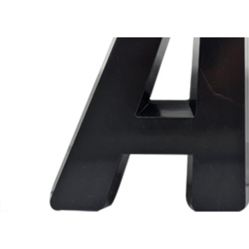 Deplasti Letra  3D Preto A 13Cm
