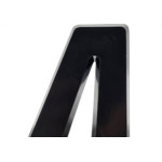 Deplasti Letra  3D Preto A 13Cm