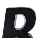 Deplasti Letra  3D Preto B 13Cm