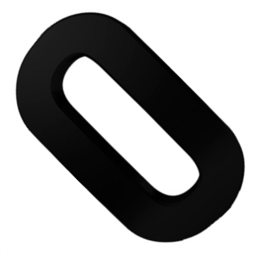 Deplasti Numero  3D Preto 0 13Cm