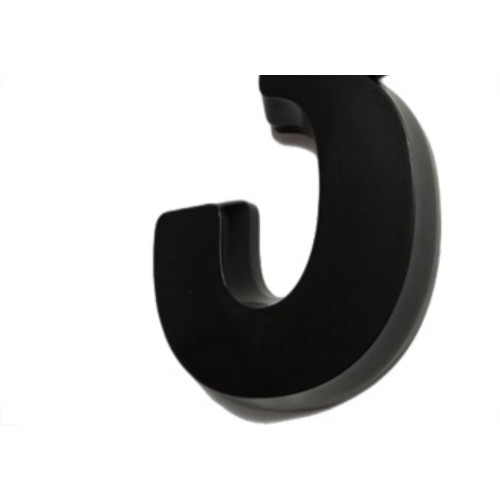 Deplasti Numero  3D Preto 3 13Cm