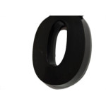 Deplasti Numero  3D Preto 8 13Cm