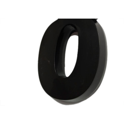 Deplasti Numero  3D Preto 8 13Cm