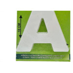 Lubian Letra  3D Branca Abs A 10Cm