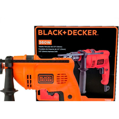 Black Furad.B&D Impact.1/2 Vvr Tm555 110V