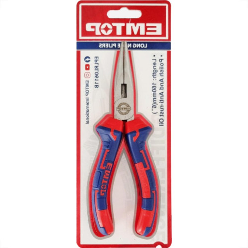 Emtop Alicate Bico 6'' Pvc