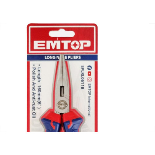 Emtop Alicate Bico 6'' Pvc