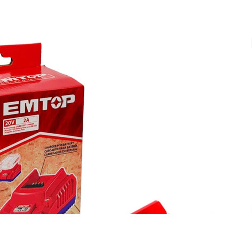 Emtop Carregador  20V P/1 Bt 2.0A Bv