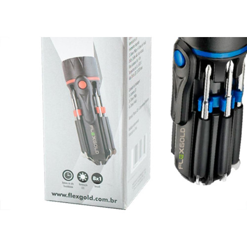Flex Lanterna Led  Versatil 8X1-Lt08