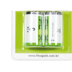 Flex Pilha  Tipo C Zinco-Carbono C/2