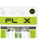 Flex Pilha  Tipo C Zinco-Carbono C/2