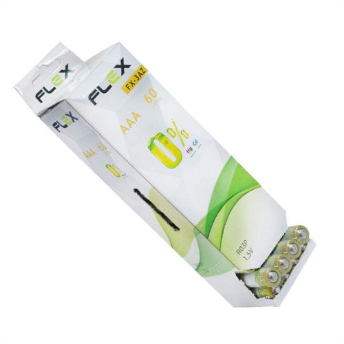 Flex Pilha  Aaa Zinco-Carbono C/60