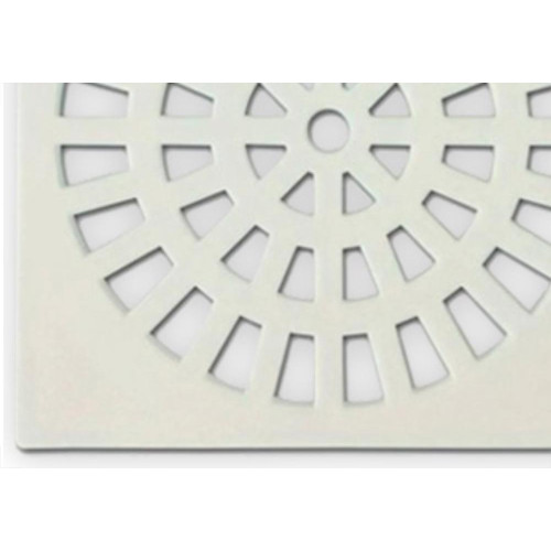 Grap Grelha Plast.Quadr.Branca 150  - Kit C/6 Un