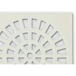 Grap Grelha Plast.Quadr.Branca 100  - Kit C/6 Un