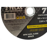 Ranger Disco  Ct.Inox 7 X 1.6 X 7/8 - Kit C/10 Un