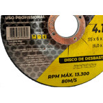 Ranger Disco  Desbaste 4.1/2 X 7/8 - Kit C/10 Un