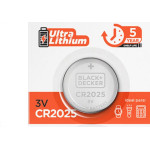 Black Pilha B&D Bateria Lithi.3V-2025 C/5