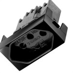 Radial Modulo Rad.Per.Negra 1Tom 2P+T 10A