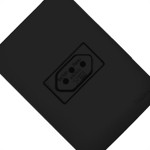 Radial Conj  Ouro Black 1Tomada 20A