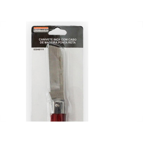 Starfer Canivete Inox  Ponta Reta