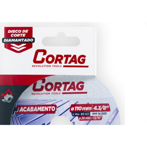 Cortag Disco Diam. Porc/Vidro 110Mm
