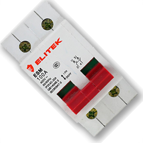 Elitek Disjuntor Ed32.2P 20A Curva C 3Ka