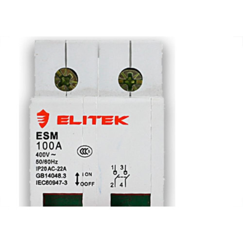 Elitek Disjuntor Ed32.2P 20A Curva C 3Ka
