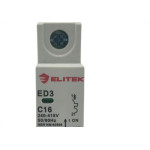 Elitek Disjuntor Ed31.1P 06A Curva C 3Ka