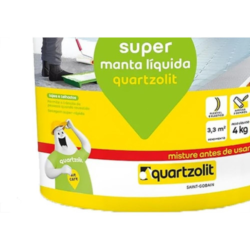 Quartzolit Impermeabilizantes Manta Liq.Quartizolit Super Br 4Kg